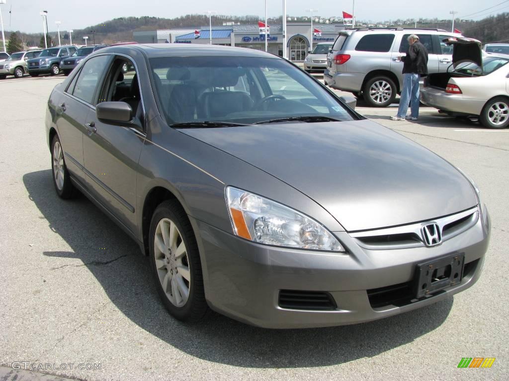 2006 Accord EX-L V6 Sedan - Carbon Bronze Pearl / Black photo #10