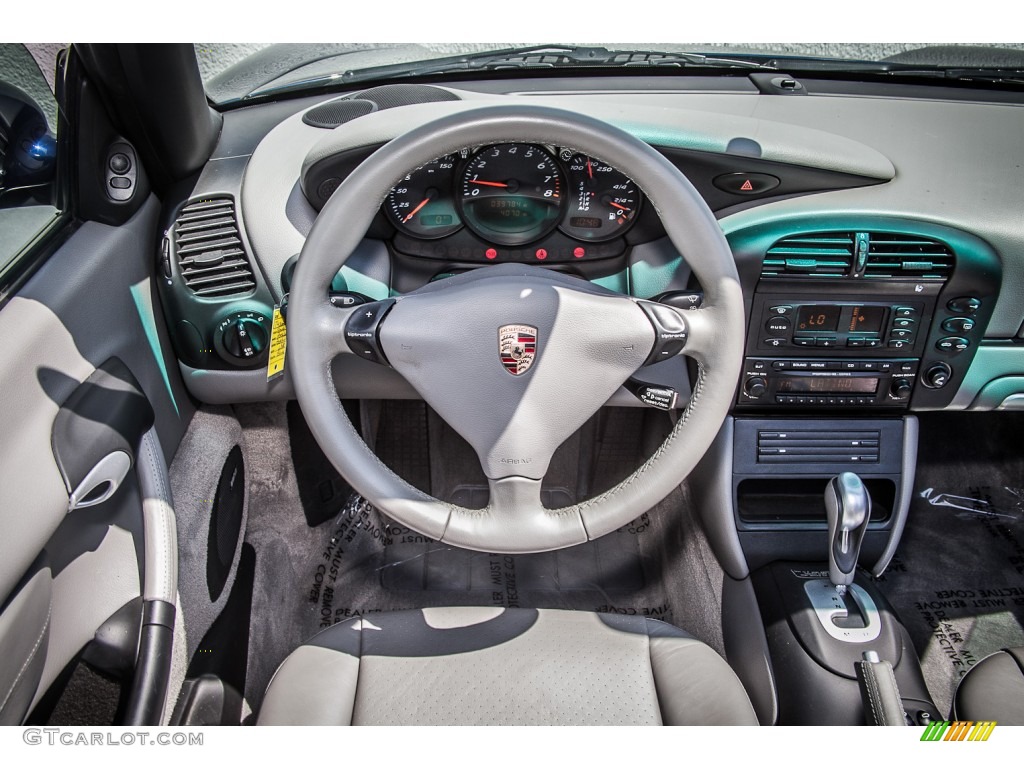 2004 Porsche Boxster Standard Boxster Model Graphite Grey Dashboard Photo #81746589