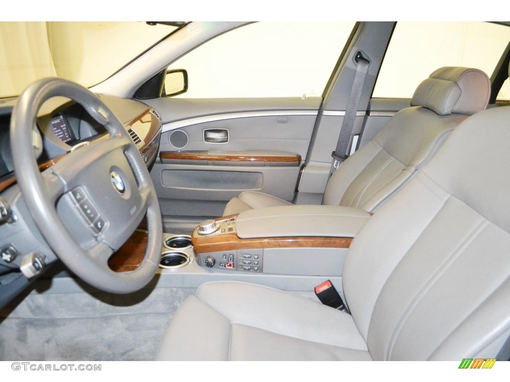 2006 7 Series 750i Sedan - Titanium Silver Metallic / Basalt Grey/Flannel Grey photo #10