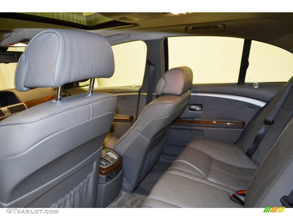 2006 7 Series 750i Sedan - Titanium Silver Metallic / Basalt Grey/Flannel Grey photo #15