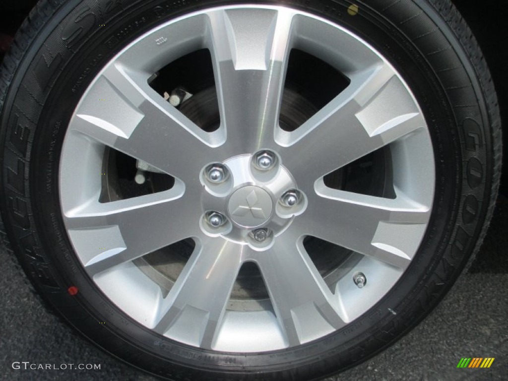 2013 Outlander SE - Rally Red Metallic / Black photo #14