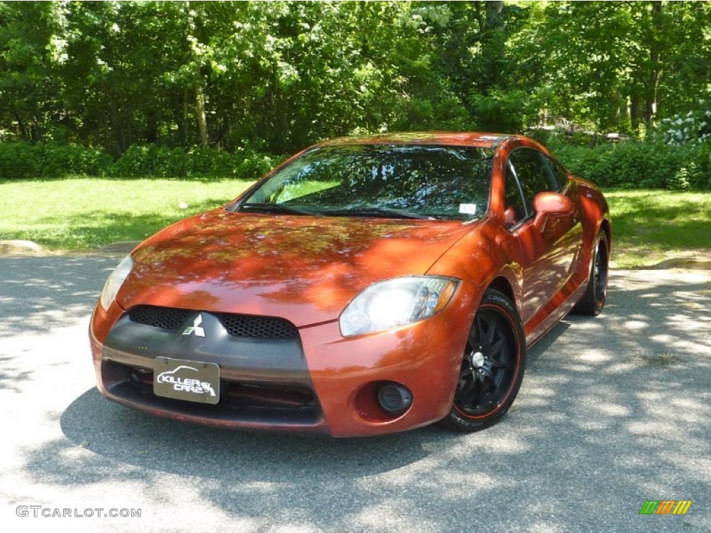 2007 Eclipse GS Coupe - Sunset Pearlescent / Dark Charcoal photo #3