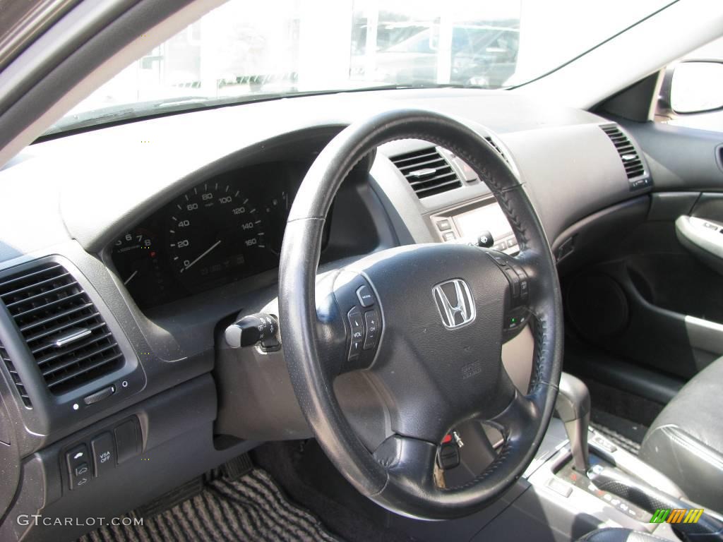 2006 Accord EX-L V6 Sedan - Carbon Bronze Pearl / Black photo #13