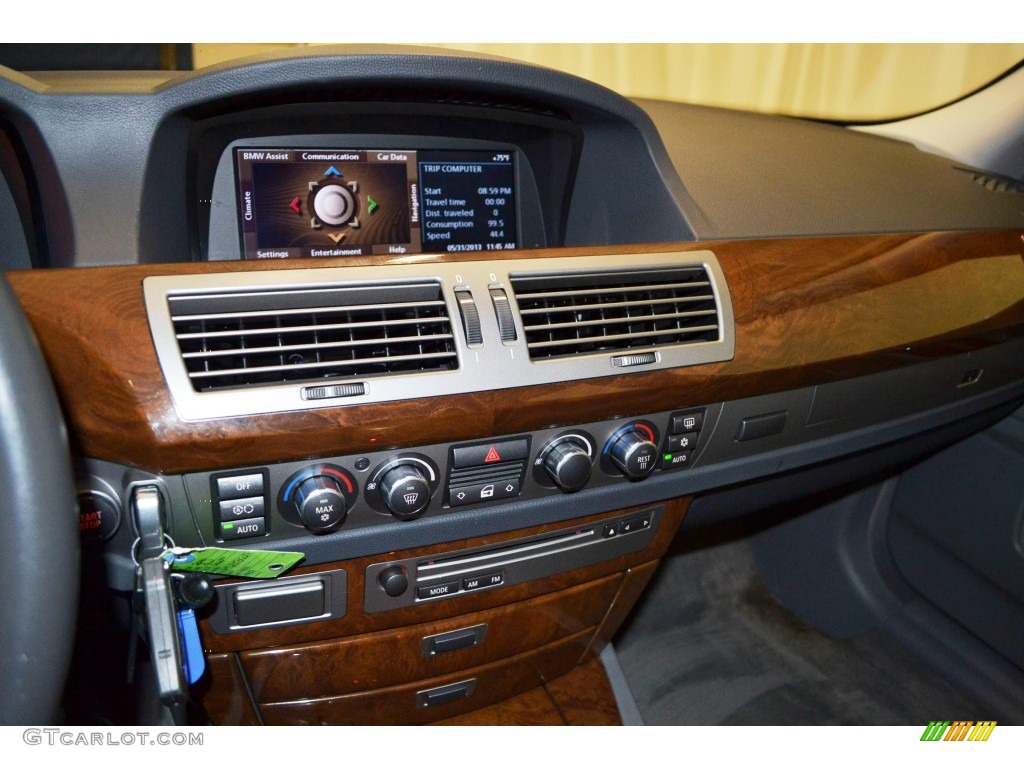 2006 7 Series 750i Sedan - Titanium Silver Metallic / Basalt Grey/Flannel Grey photo #21