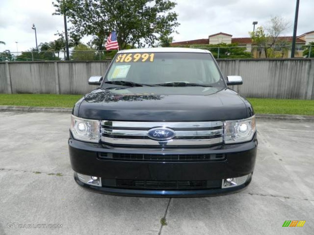 2009 Flex Limited - Dark Ink Blue Metallic / Charcoal Black photo #8