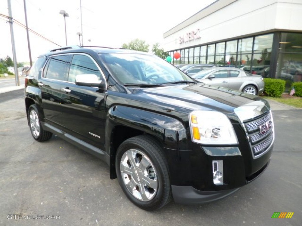 2010 Terrain SLT AWD - Onyx Black / Jet Black photo #1