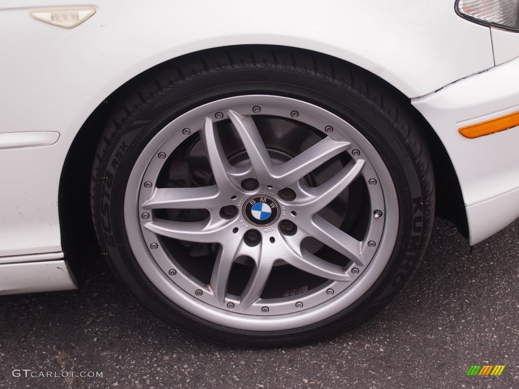 2004 3 Series 330i Convertible - Alpine White / Black photo #2