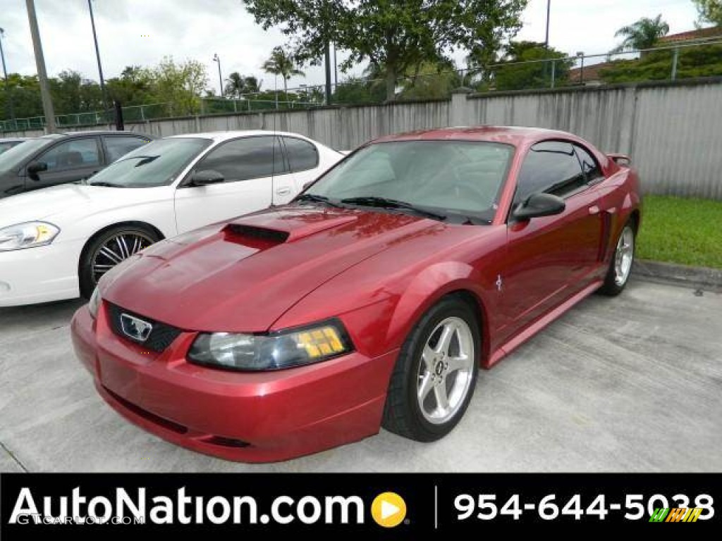 2003 Mustang GT Coupe - Redfire Metallic / Medium Parchment photo #1