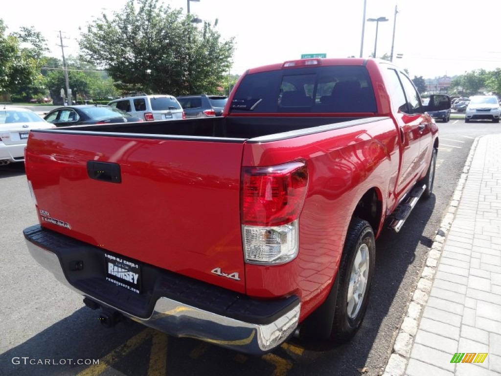 2011 Tundra Double Cab 4x4 - Radiant Red / Black photo #7