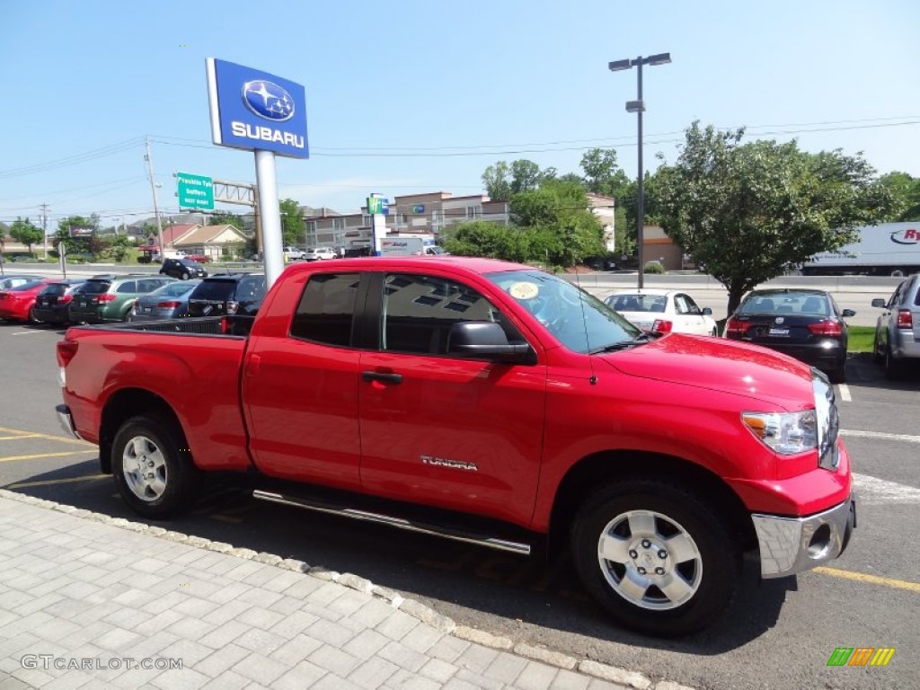 2011 Tundra Double Cab 4x4 - Radiant Red / Black photo #10