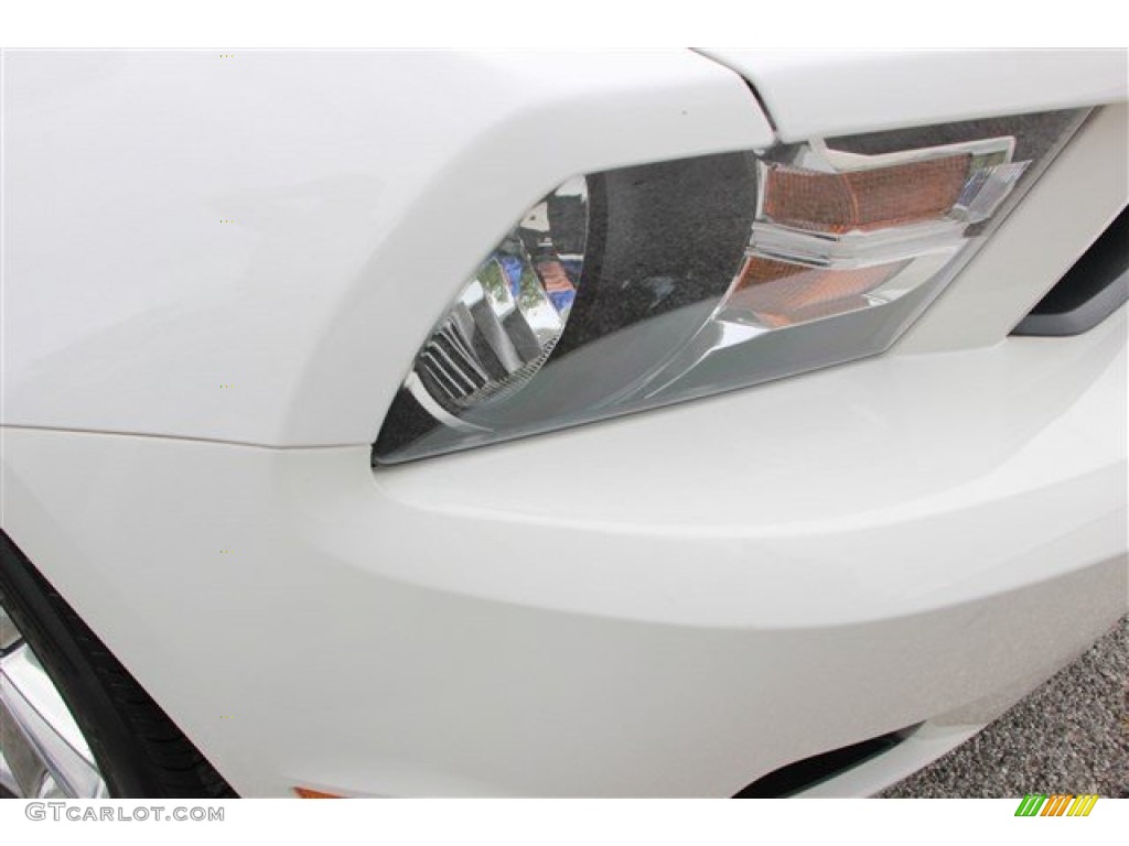 2011 Mustang V6 Premium Coupe - Performance White / Saddle photo #3