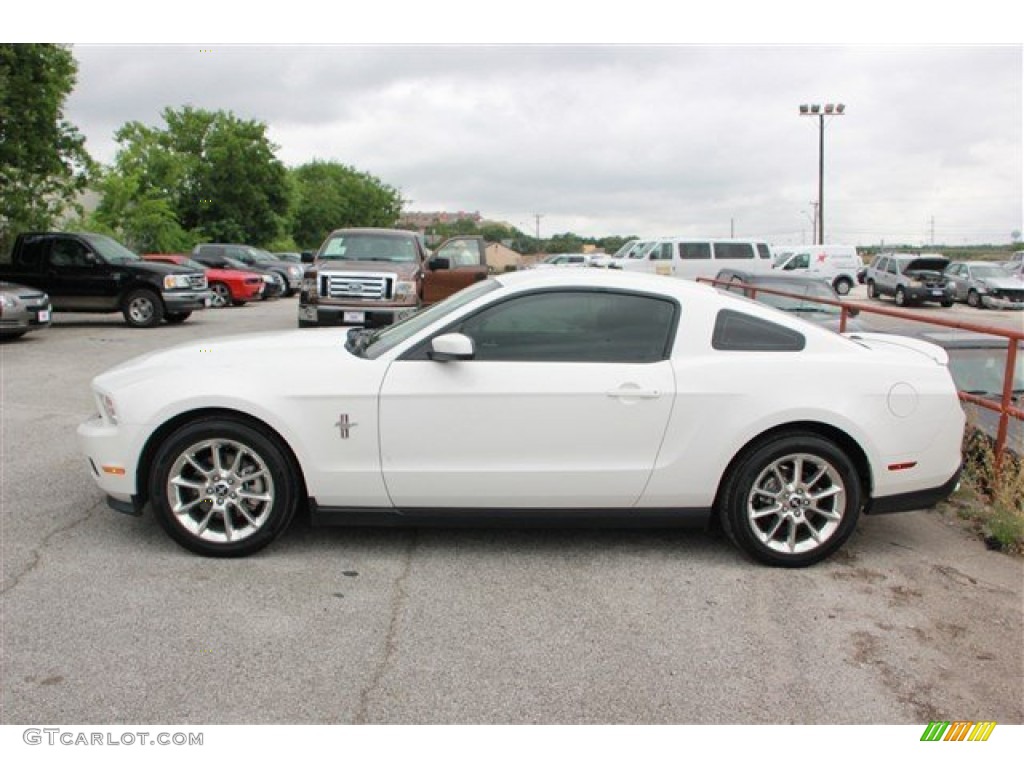 2011 Mustang V6 Premium Coupe - Performance White / Saddle photo #6