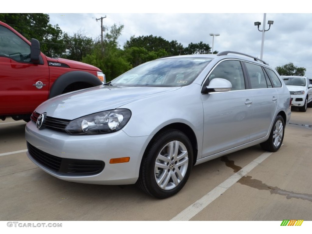 2013 Jetta TDI SportWagen - Reflex Silver Metallic / Titan Black photo #1