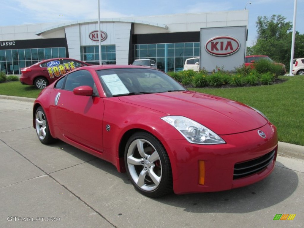2006 350Z Touring Coupe - Redline / Charcoal Leather photo #1