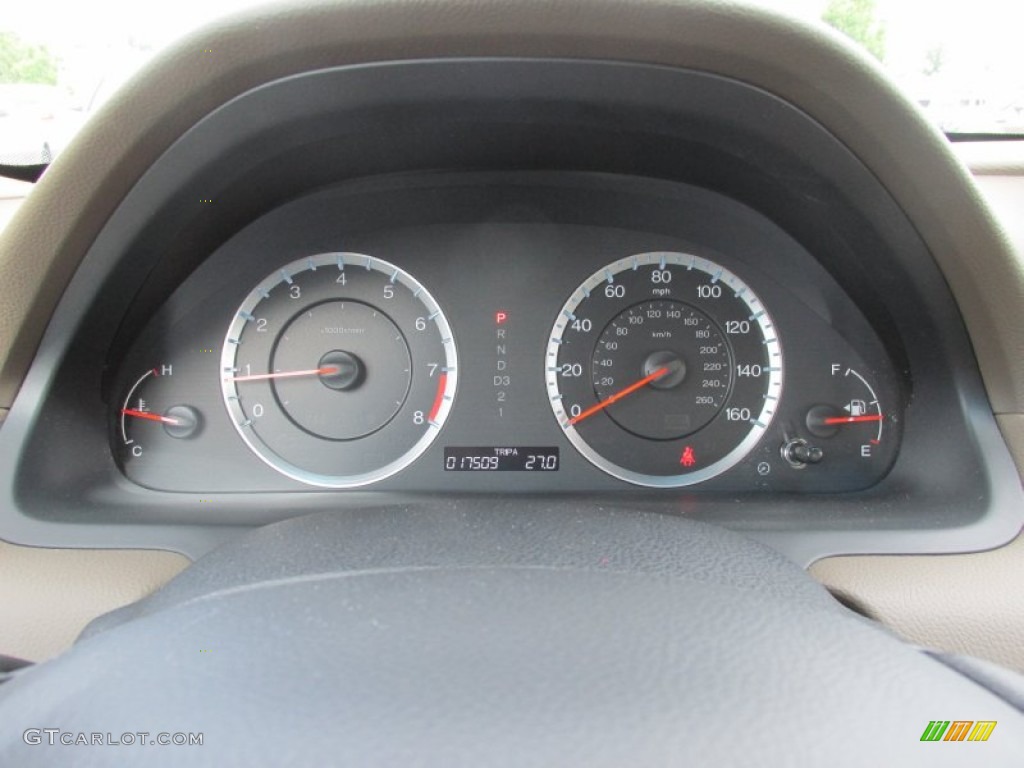 2010 Honda Accord EX-L Sedan Gauges Photo #81752862