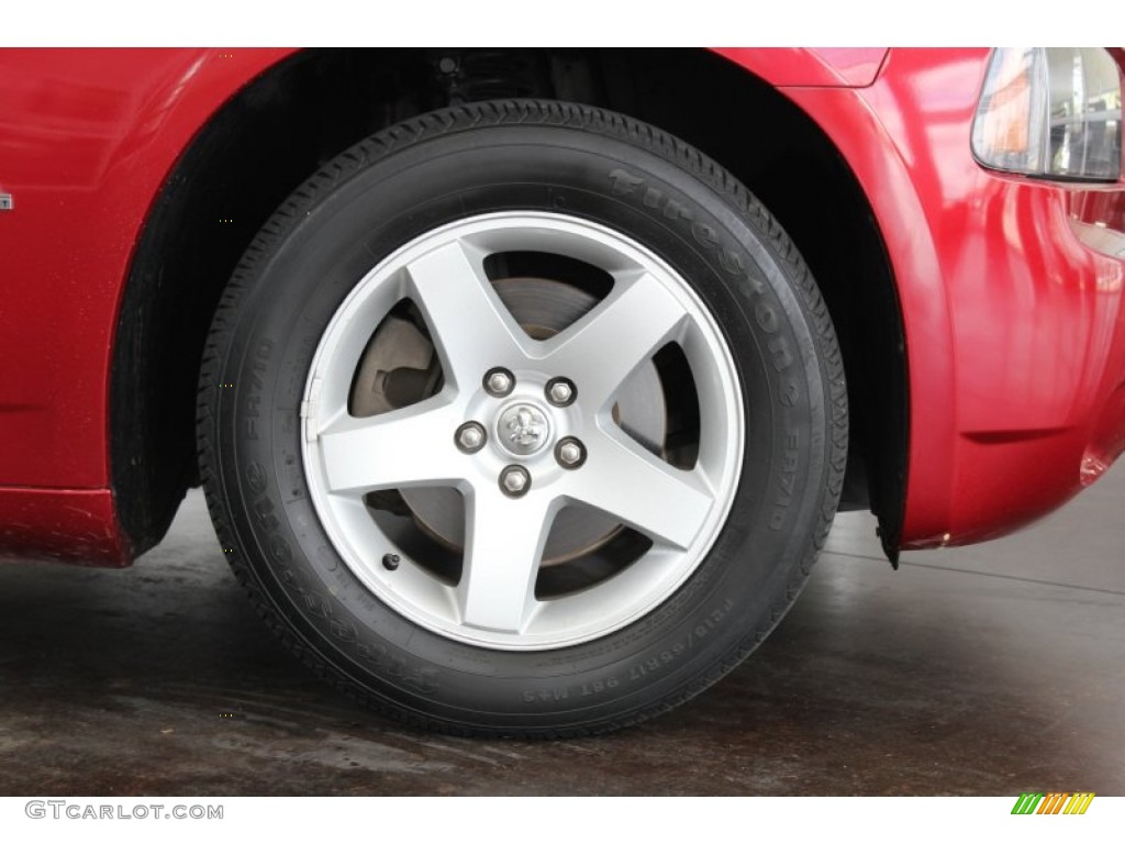 2010 Charger SXT - Inferno Red Crystal Pearl / Dark Slate Gray photo #13