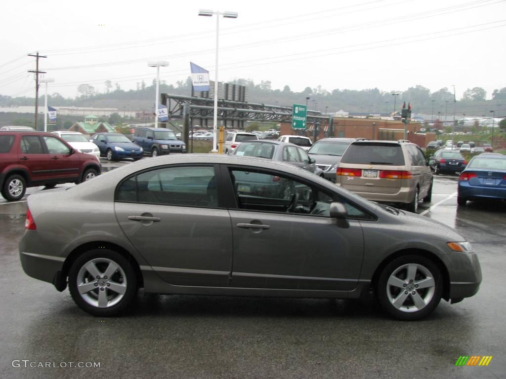 2006 Civic EX Sedan - Galaxy Gray Metallic / Gray photo #7