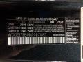  2011 CL 63 AMG Magnetite Black Metallic Color Code 183