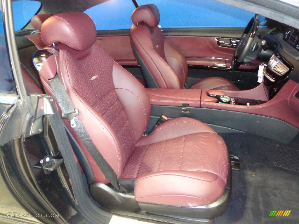 Aubergine/Black Interior 2011 Mercedes-Benz CL 63 AMG Photo #81753722