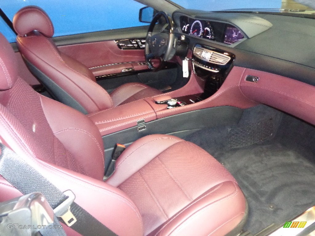 2011 Mercedes-Benz CL 63 AMG Aubergine/Black Dashboard Photo #81753744