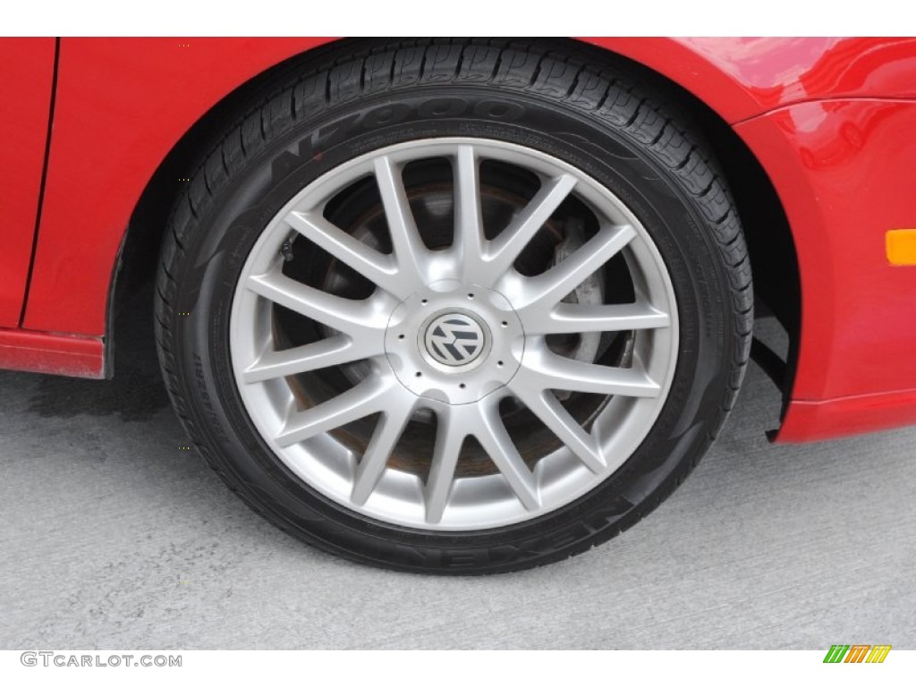 2007 Jetta 2.5 Sedan - Salsa Red / Anthracite photo #12