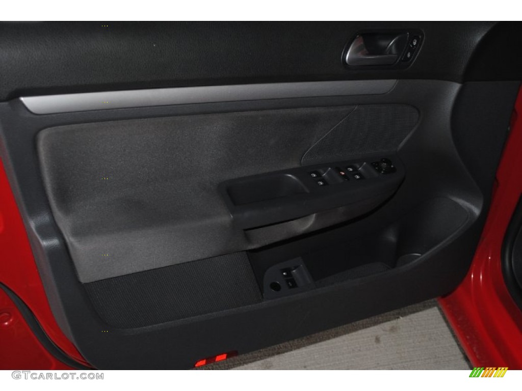 2007 Jetta 2.5 Sedan - Salsa Red / Anthracite photo #13