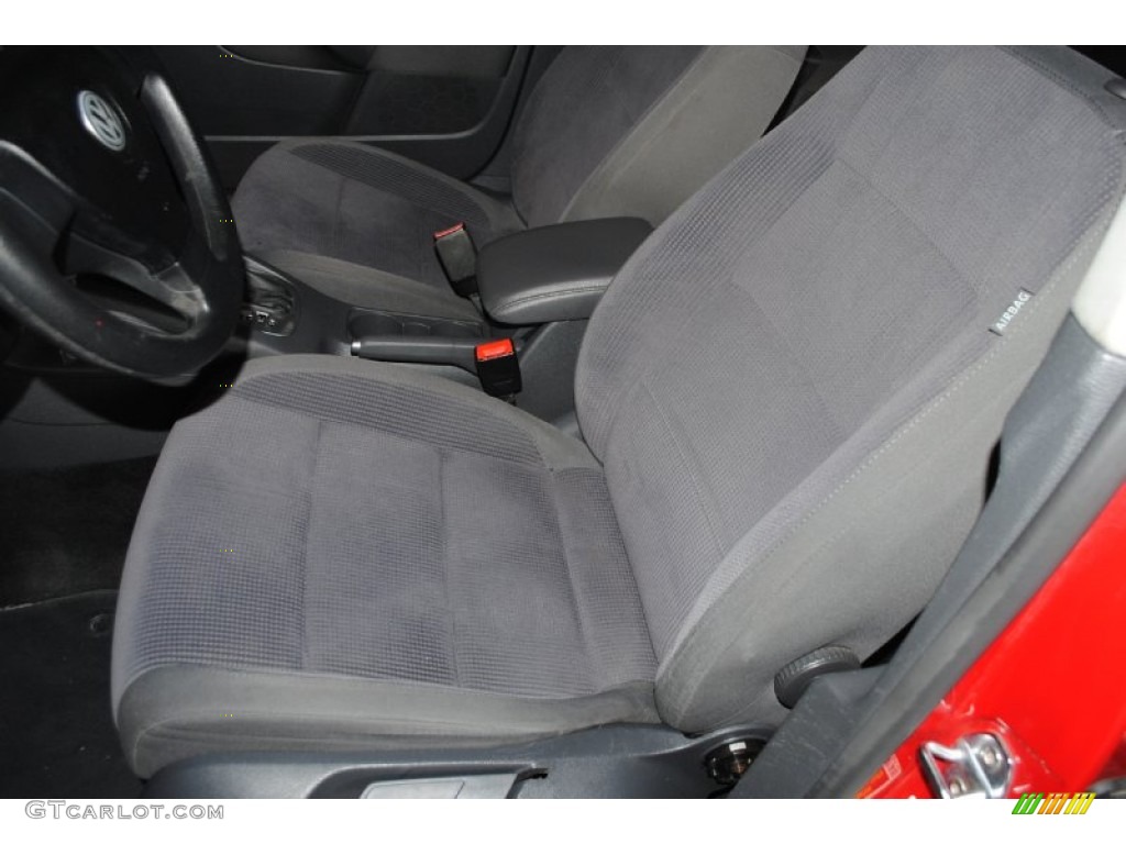 2007 Jetta 2.5 Sedan - Salsa Red / Anthracite photo #15