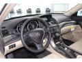 Parchment 2013 Acura TL Standard TL Model Dashboard