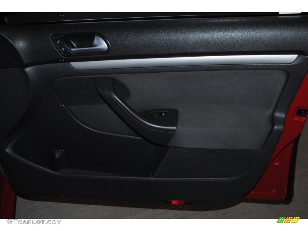 2007 Jetta 2.5 Sedan - Salsa Red / Anthracite photo #35