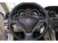 2013 Acura TL Parchment Interior Steering Wheel Photo