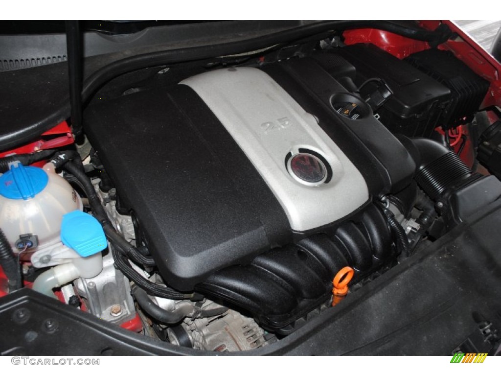 2007 Jetta 2.5 Sedan - Salsa Red / Anthracite photo #38