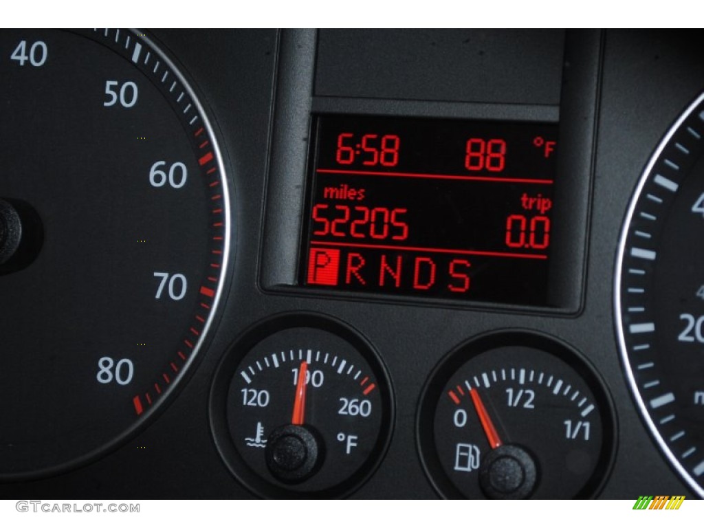 2007 Jetta 2.5 Sedan - Salsa Red / Anthracite photo #41