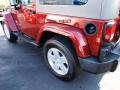 2008 Red Rock Crystal Pearl Jeep Wrangler Sahara 4x4  photo #4