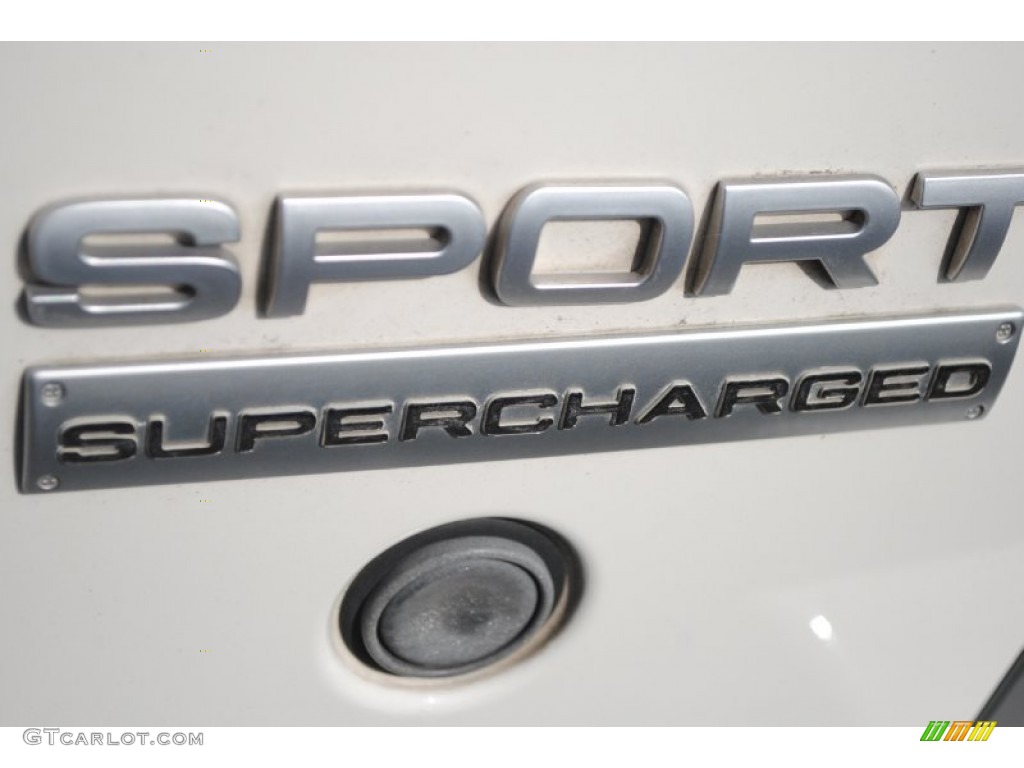 2010 Range Rover Sport Supercharged - Alaska White / Almond/Nutmeg Stitching photo #9