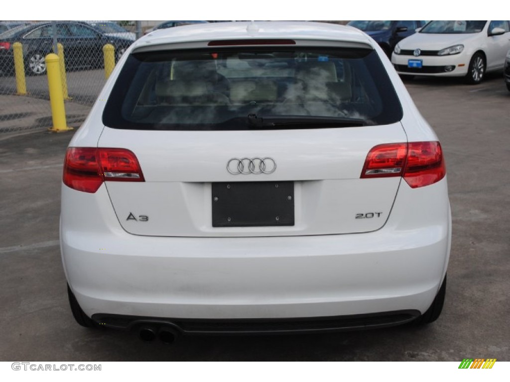 2010 A3 2.0 TFSI - Ibis White / Luxor Beige photo #7