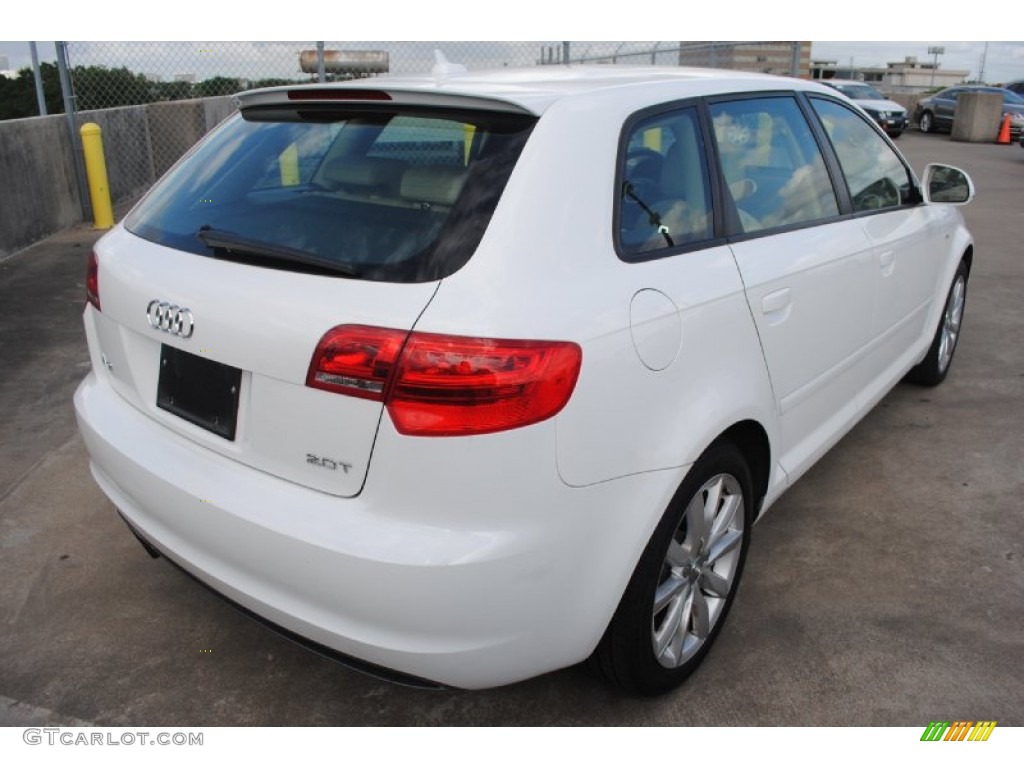 2010 A3 2.0 TFSI - Ibis White / Luxor Beige photo #8