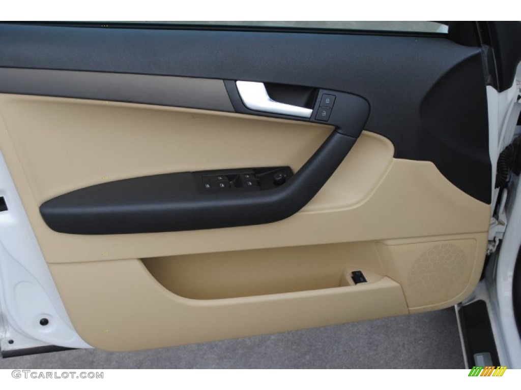 2010 Audi A3 2.0 TFSI Luxor Beige Door Panel Photo #81758526