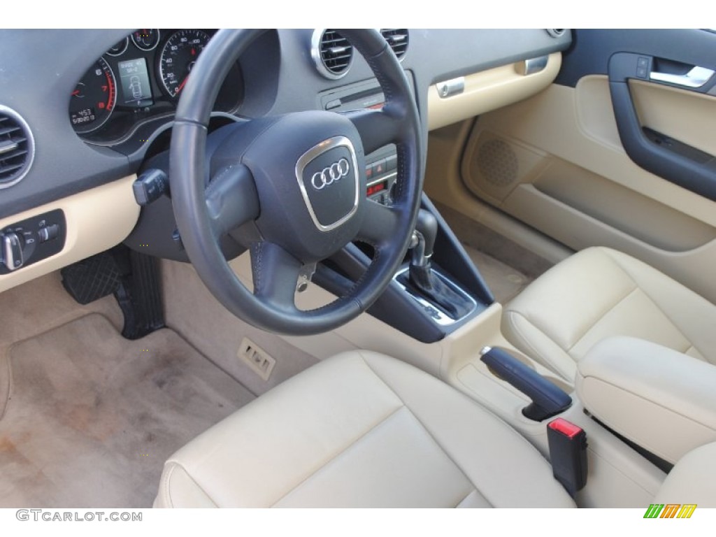 Luxor Beige Interior 2010 Audi A3 2.0 TFSI Photo #81758538