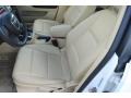 2010 Audi A3 Luxor Beige Interior Front Seat Photo