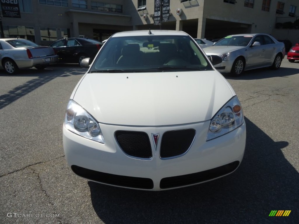 2009 G6 V6 Sedan - Summit White / Light Taupe photo #3