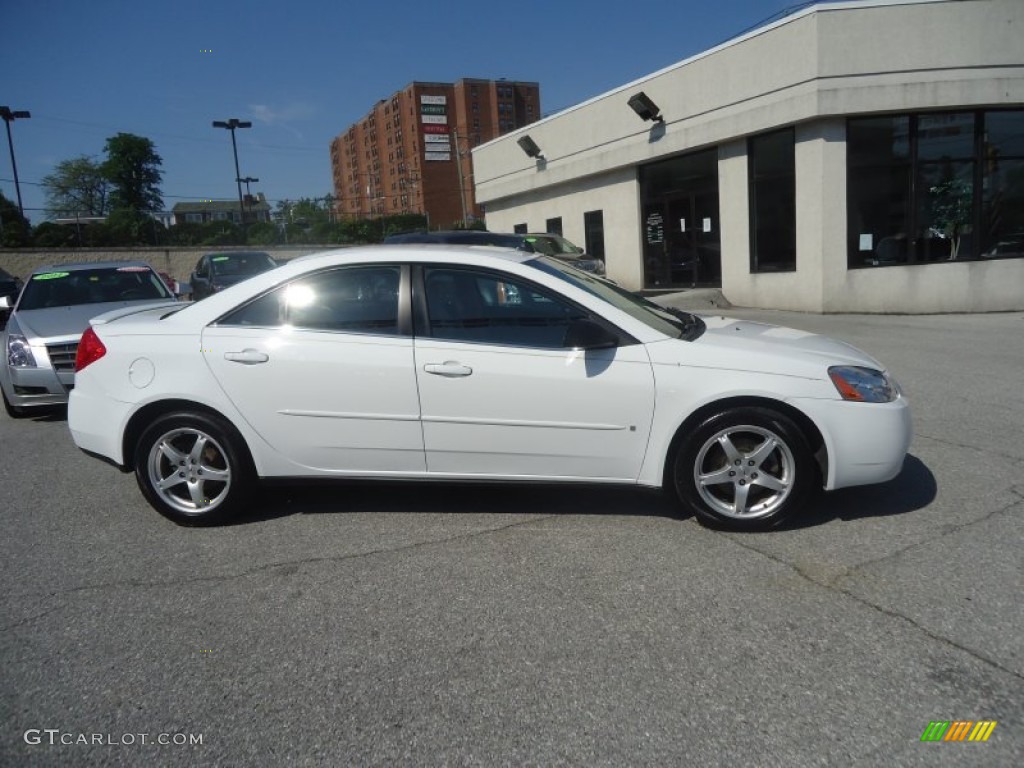 2009 G6 V6 Sedan - Summit White / Light Taupe photo #5