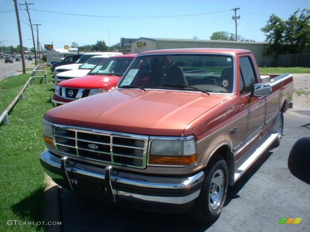 Desert Copper Metallic 1994 Ford F150 XLT Regular Cab Exterior Photo #81758600