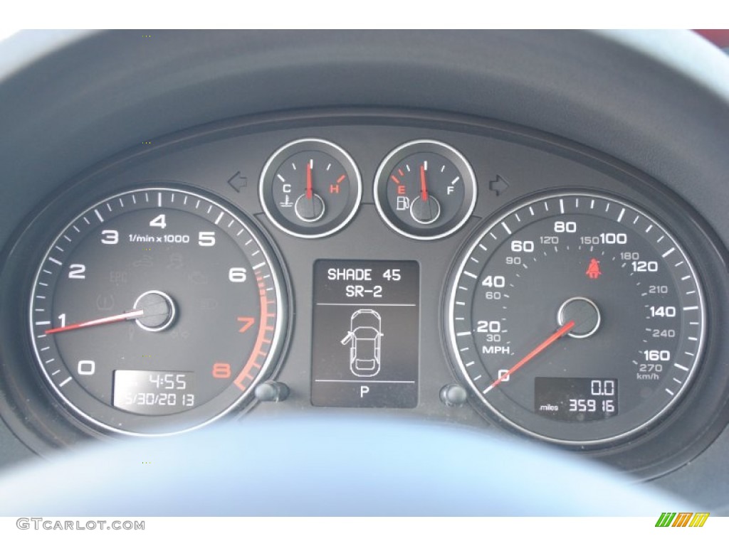 2010 Audi A3 2.0 TFSI Gauges Photo #81758703