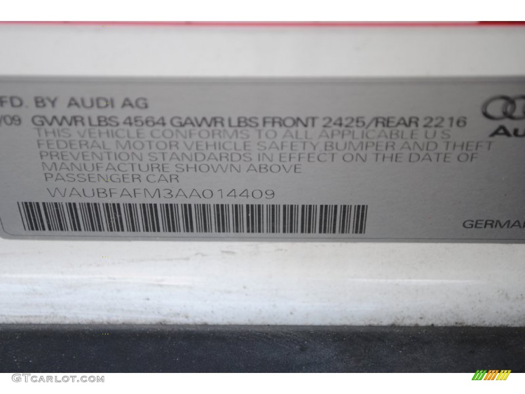 2010 A3 2.0 TFSI - Ibis White / Luxor Beige photo #27