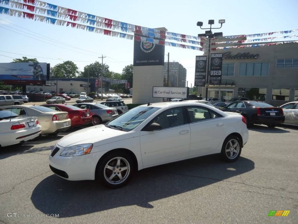 2009 G6 V6 Sedan - Summit White / Light Taupe photo #40