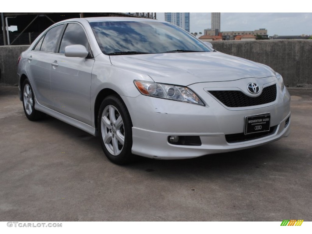 2008 Camry SE V6 - Classic Silver Metallic / Ash photo #1