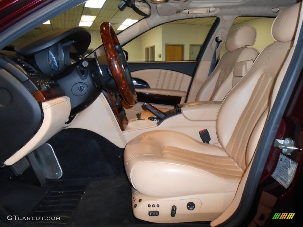 Tan Interior 2006 Maserati Quattroporte Standard Quattroporte Model Photo #81759086