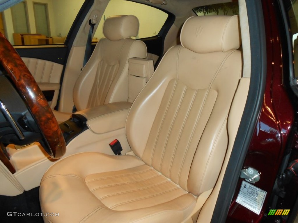 Tan Interior 2006 Maserati Quattroporte Standard Quattroporte Model Photo #81759099