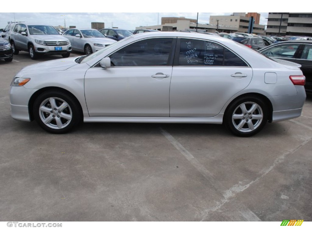 2008 Camry SE V6 - Classic Silver Metallic / Ash photo #4