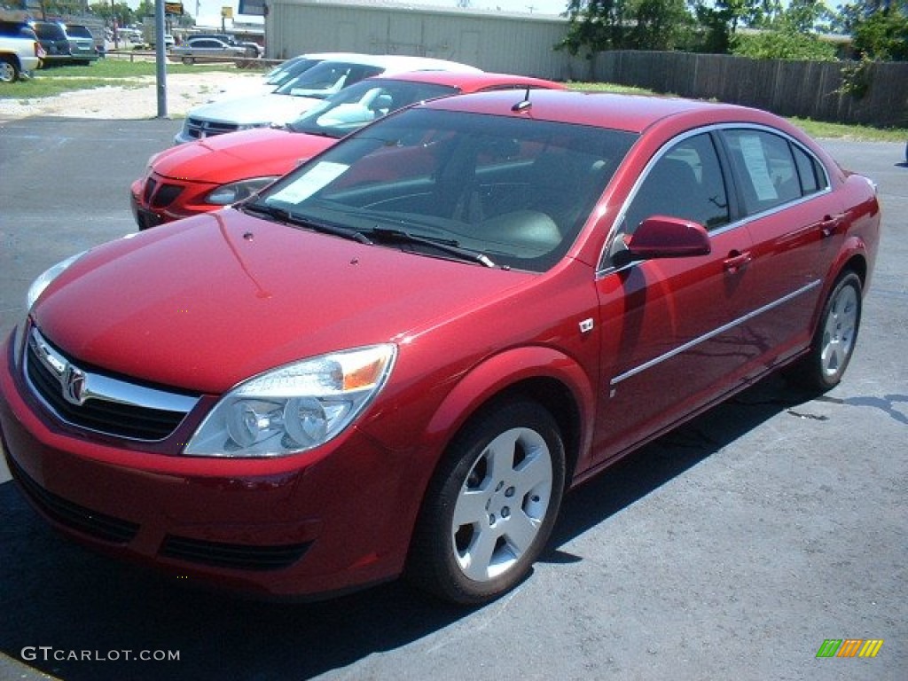 2007 Aura XE - Berry Red / Gray photo #1